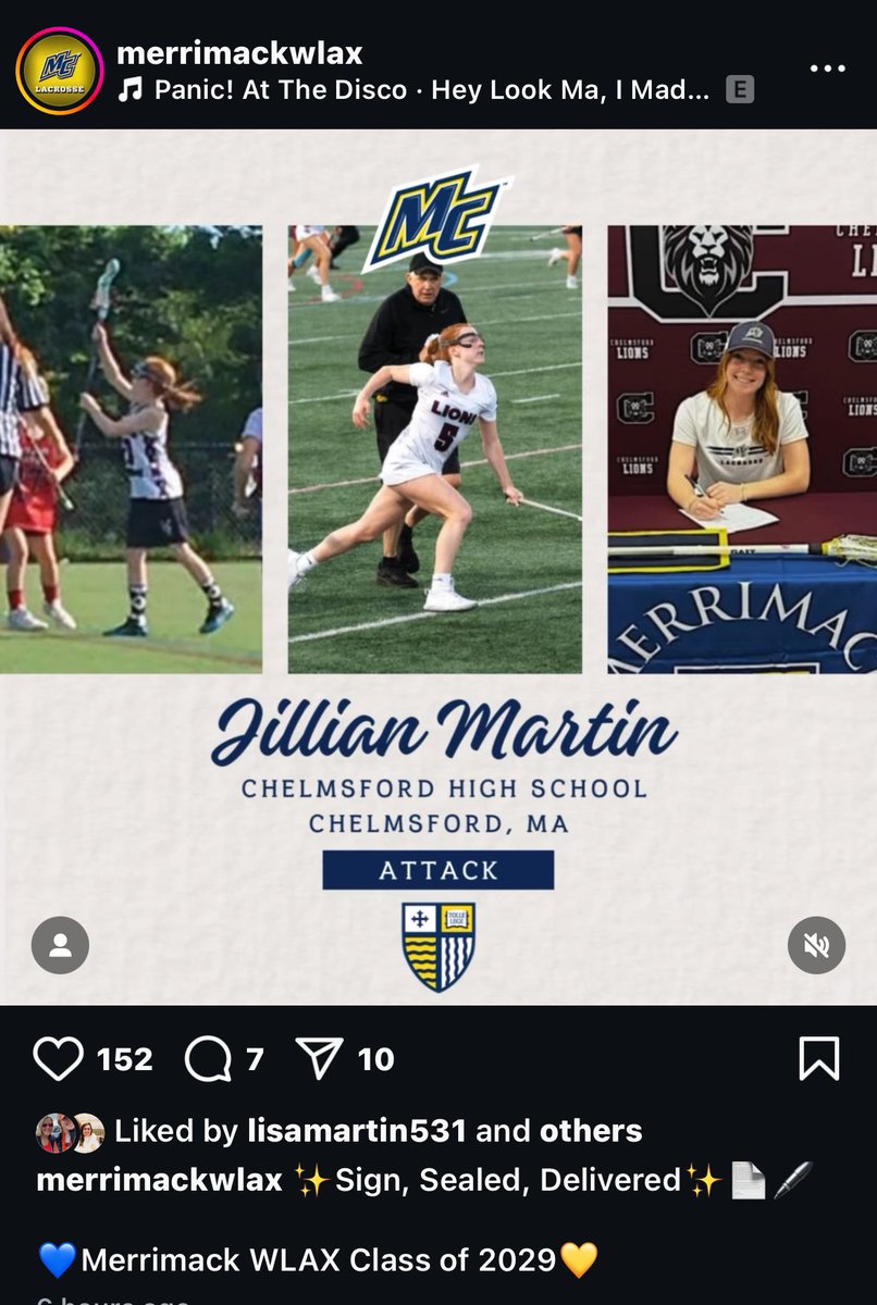 Girls_CHS_Lax's tweet photo. So proud of you Jill!   But we aren’t done yet, 1 more season to go 💪🏻 https://t.co/EgljYhKo5u
