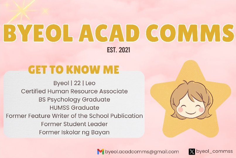 byeol_commss's tweet photo. ✧ hello, #commstwt ✧

i'm byeol, your acad helper! ✨

i am offering academic help. kindly check out my commission sheet below (⁠◍⁠•⁠ᴗ⁠•⁠◍⁠) 

do not hesitate to message me. please use the inquiry form for any inquiries (⁠•⁠‿⁠•⁠)

also check  #byeol_proofs 💫 https://t.co/GUSWx11GzZ