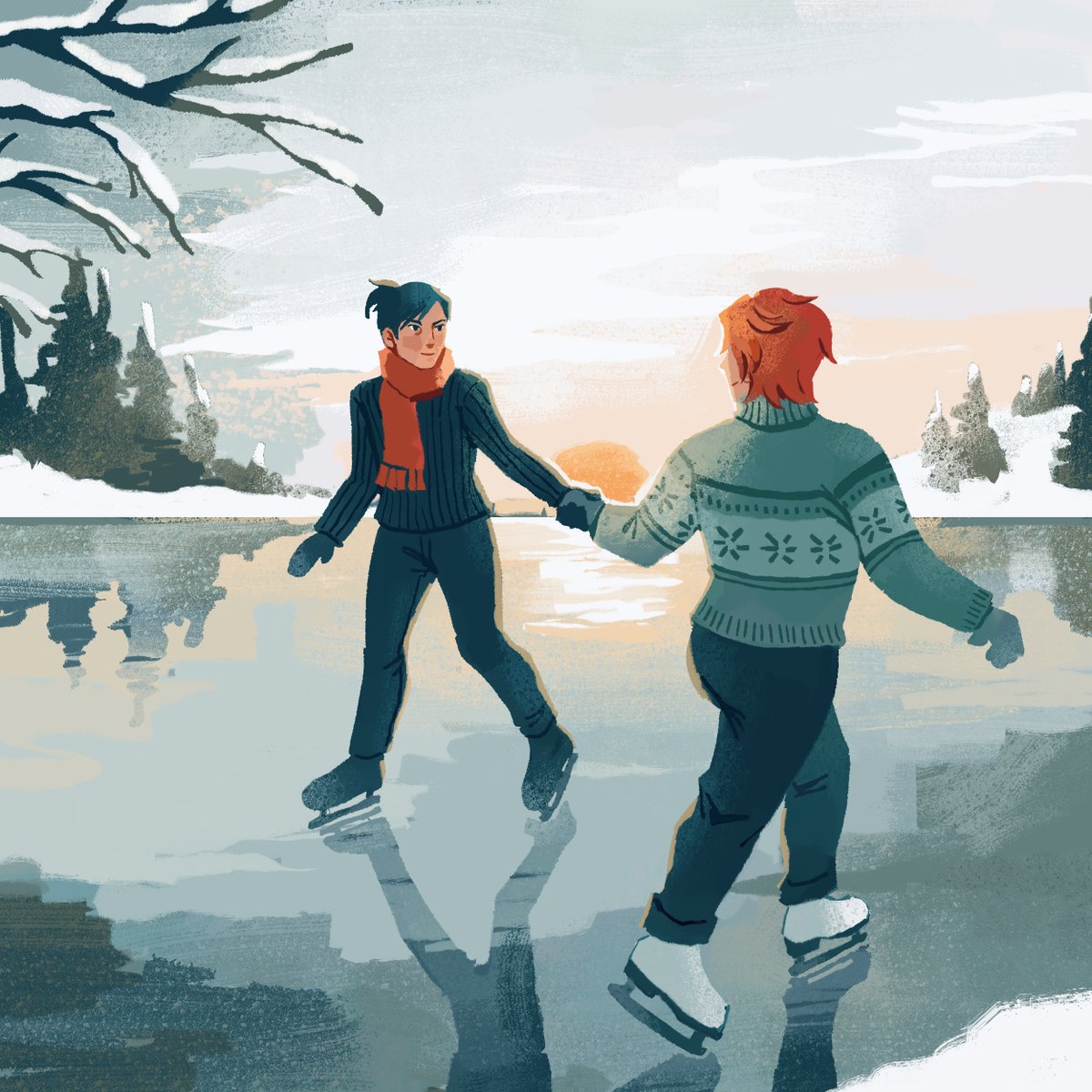 8amtrain's tweet photo. #sylvixweek2024 day 2, sports au https://t.co/tkAEiU9Qud