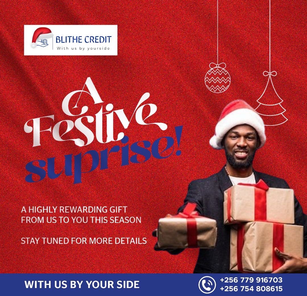 BlitheCredit's tweet photo. May this festive season bring you joy, peace, and prosperity. We appreciate your trust in us and wish you a happy and healthy holiday season.🎄🎉 https://t.co/g9FuHJNddZ
