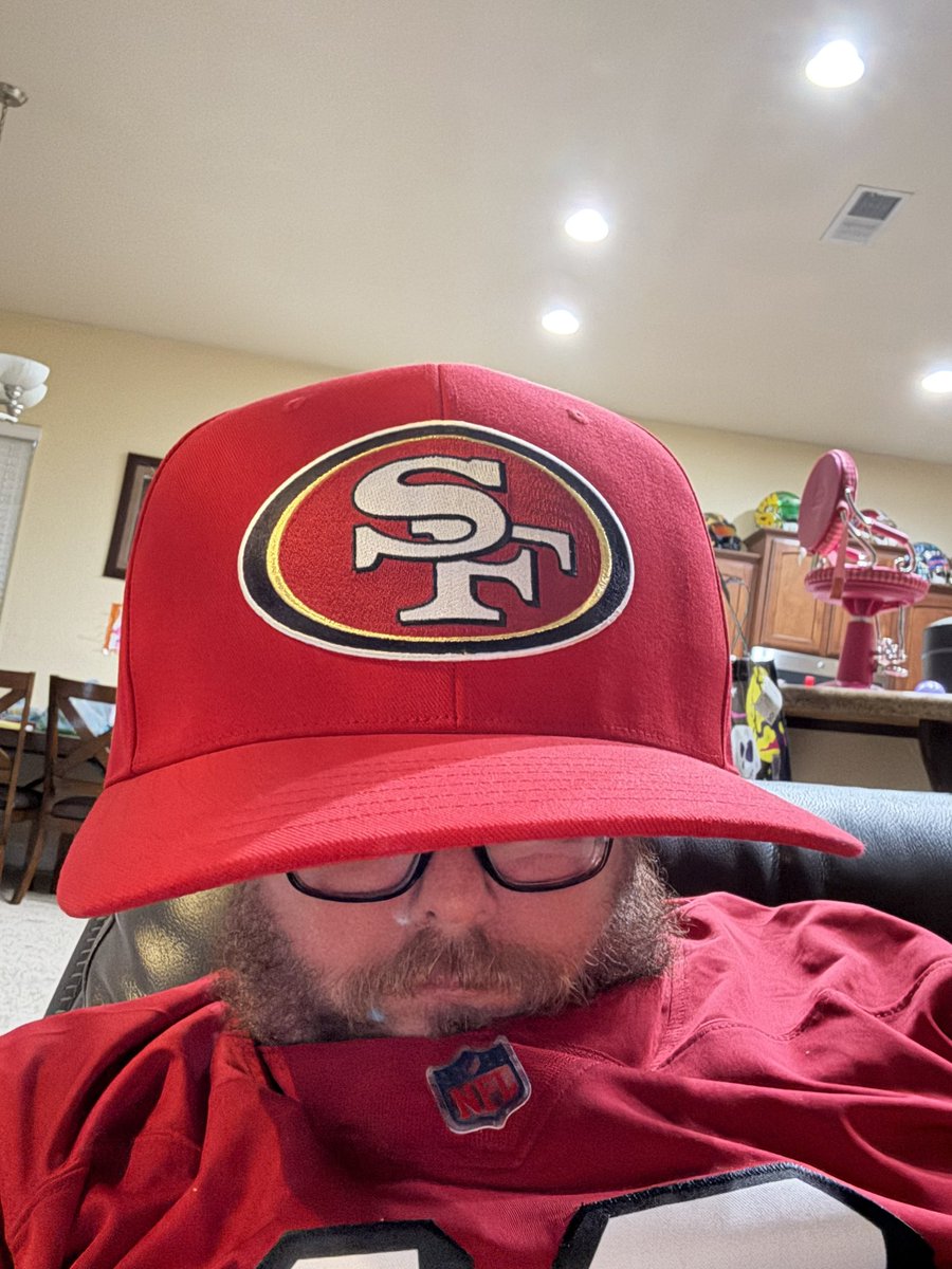 sticknopper's tweet photo. Yo @RSherman_25 my son and i will be at the game Thursday anyway i can get you and the crew to sign my big niner hat? https://t.co/sOb1bHf0Kr