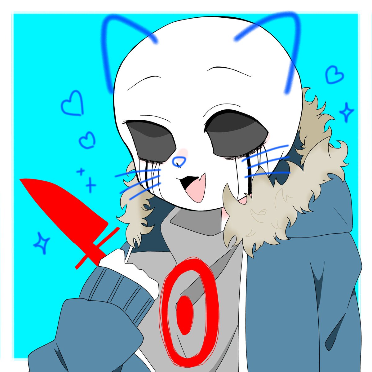 MA0U_chan's tweet photo. モチベーションが…
かわちぃのしか描けん……。

 #Undertale  #キラー  #サンズ  #闇AU https://t.co/RBQbIziPiV