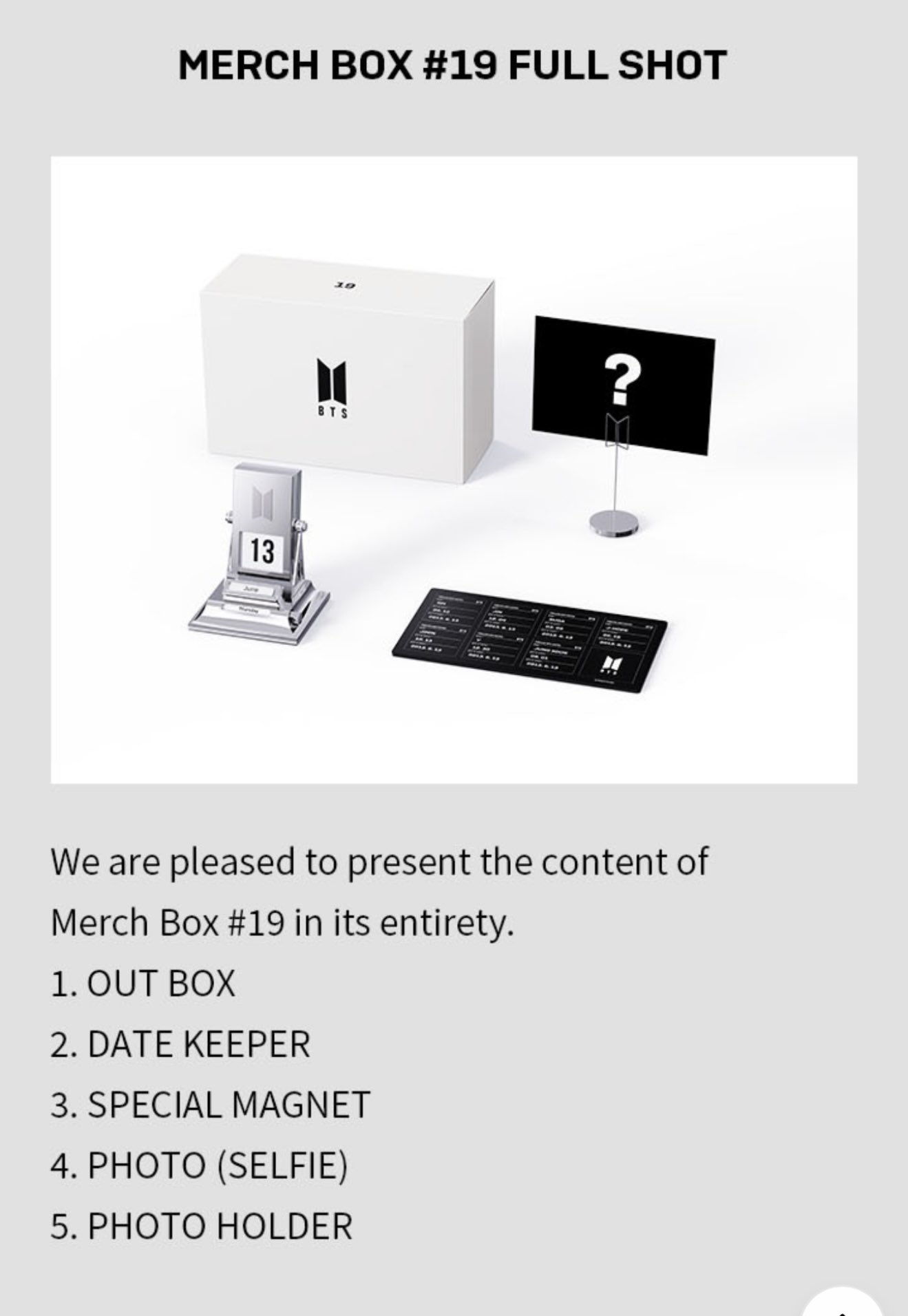アイドル BTS MERCH BOX 19 j )⁷ on X: 