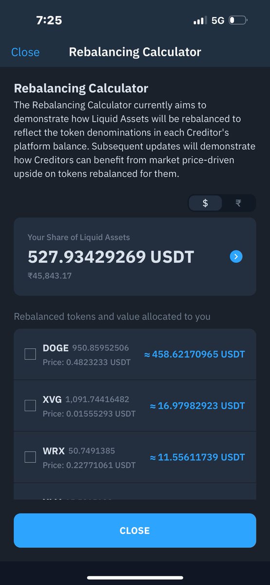 DonPrashant1's tweet photo. Yesterday I had 527$ in my rebalancing, today it is 449$. we have to withdraw the money, stop managing it on your own. @WazirXIndia @WazirXCares @NischalShetty #WazirXScam https://t.co/wfccudhq3n
