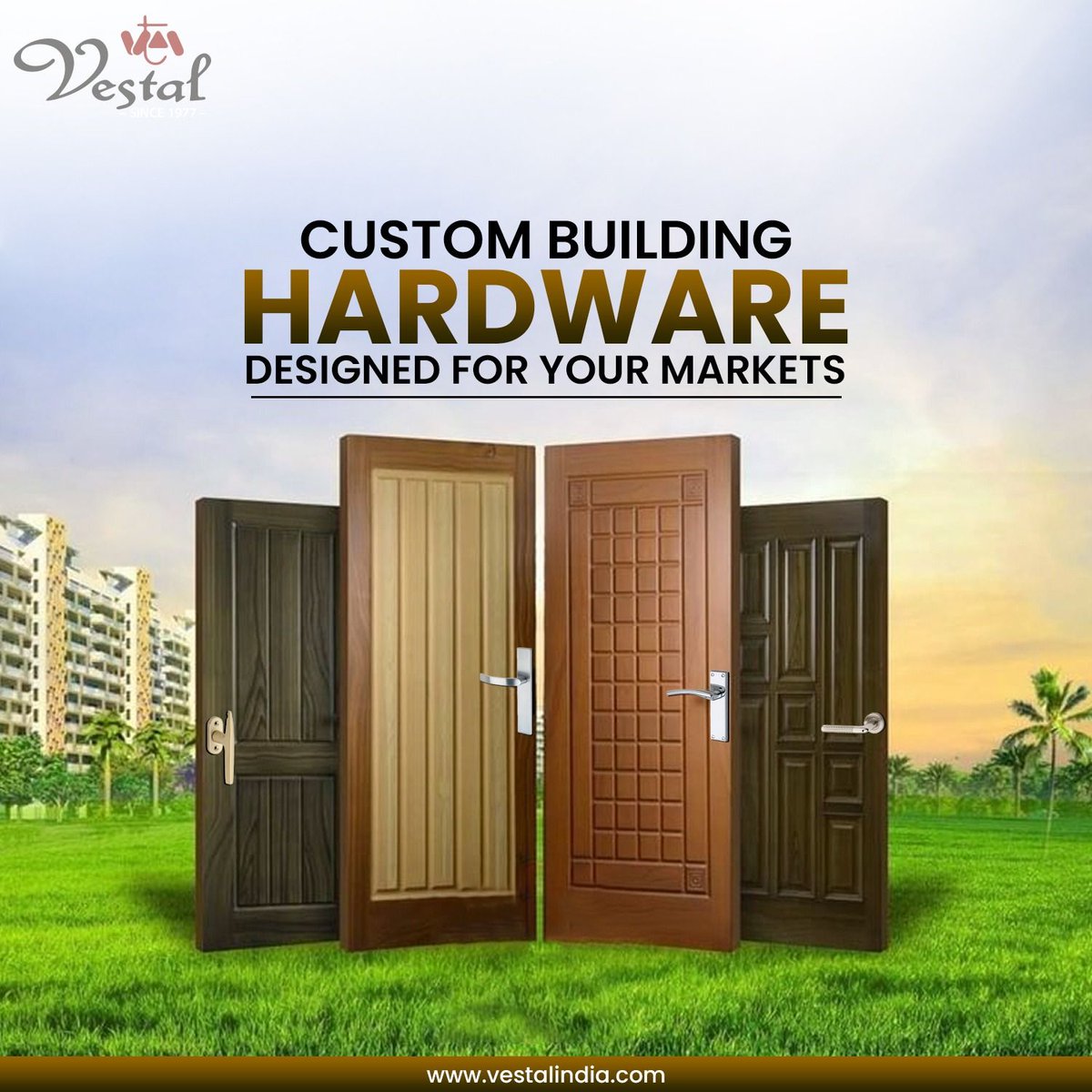 vestal_india's tweet image. Elevate your space with customized building hardware! At Vestal Manufacturers, we design and craft unique products to fit your style. #VestalManufacturers #CustomizedHardware