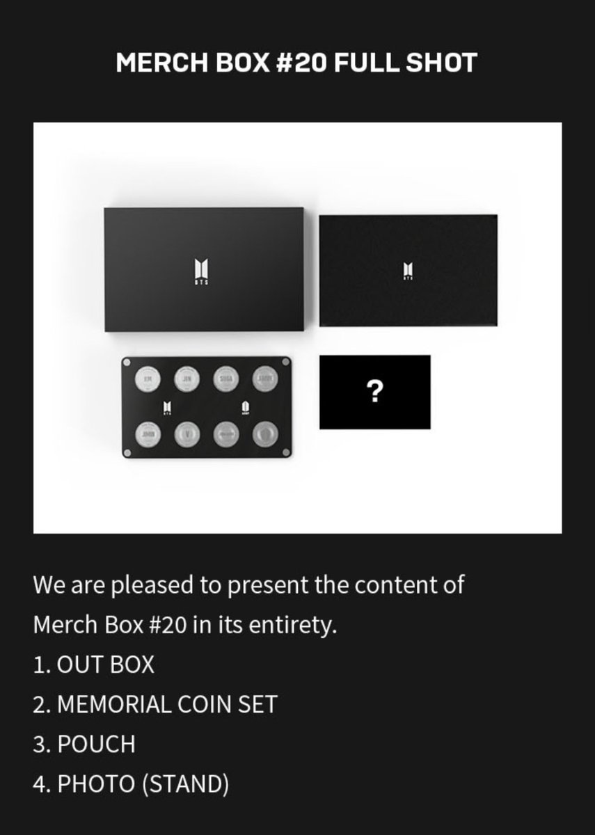 BTS Merch Box #20 🎁 Group Photo [Stand Ver.] 📸 cr. @awesome_kook