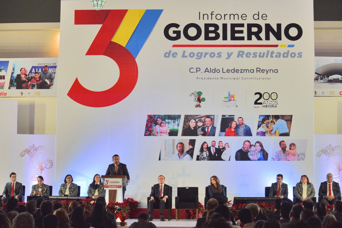 “La experiencia, dedicación y las ganas de transformar nuestro entorno son pilares para que, con planeación, hayamos logrado cimentar el futuro de Cuautitlán”, enfatizó el presidente municipal, <a href="/AldoLedezma_R/">Aldo Ledezma Reyna</a>, al rendir su Tercer Informe

Más información: ndpnoticias.com.mx/?p=7299