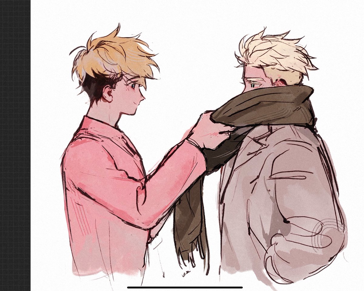 내 사랑 듀마님이 (@ dyuma17520) 겨울의 밧슈나이 그려주셨어요❤️