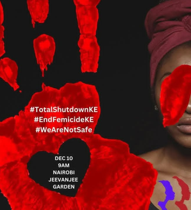 As the 16 Days of Activism end, join the End Femicide March in all counties across Kenya TODAY. Let’s say their names, amplify their voices, and fight for a future where women and girls are safe. Together, we demand change—because enough is enough! #EndFemicide #16DaysOfActivism