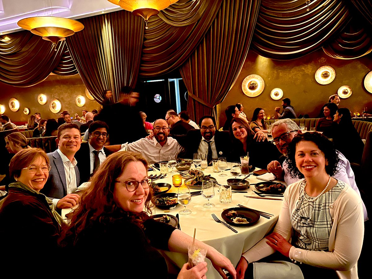 doctorpemm's tweet photo. 👉👉👉#ASH24 Superb dinner 🥘 together with #MPNSM team #ASHTogether | @ASH_hematology | @PedsHemeDoc @harrisoncn1 @mpdrc @doctorpemm @RaajitRampal @KuykendallMd @mpndoc @MPNlab | (#ASHKudos @AaronGerds for originally organizing 🙏) 🙌 https://t.co/zJprrR2YCJ