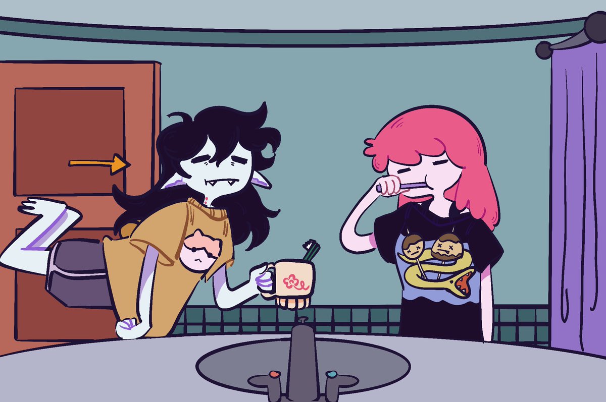 GhostToastSoup's tweet photo. Teef 🦷
#adventuretime #bubbline #marceline #Procreate #art #illustration https://t.co/GuOoTSzn6s