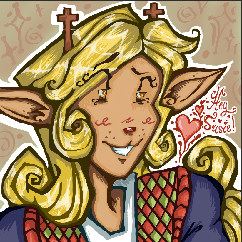 kelscapez's tweet photo. noelle from deltarune! 
she was super fun to draw, i'd love to do her with curlier hair and a more cartoon face sometime
 #DELTARUNE #undertale #Tobyfox #fanart #digitalart #CLIPSTUDIOPAINT #gameart https://t.co/kIgB6lwbzA
