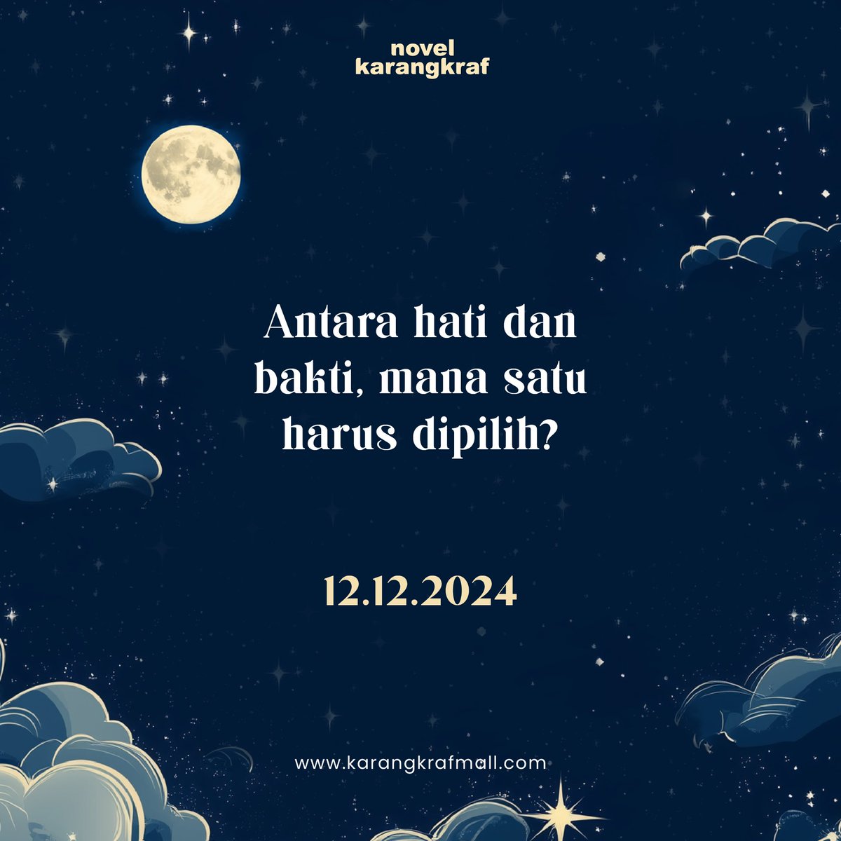 Alaf_21's tweet photo. Akan Datang 12.12.2024 oleh Novel Karangkraf β¨
#NovelKarangkraf #BukuKarangkraf #BakalTerbit https://t.co/wkGpNFSR7q