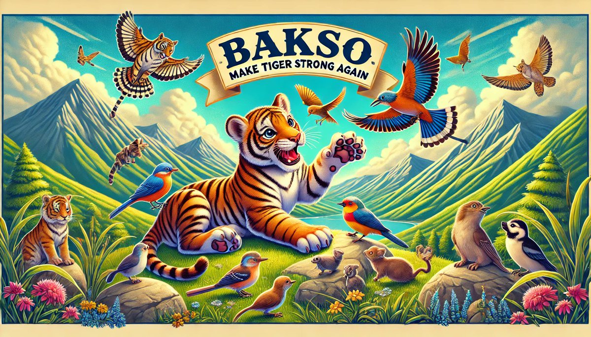 BaksoOnETH's tweet photo. 🔥 TIGER TV TUESDAY 🔥
A week has passed so quickly, it's "Tiger TV Tuesday" again, are you guys excited to meet $Bakso? $Bakso is all grown up now and very mischievous, everyone remember to watch $Bakso at 2 P.M today.