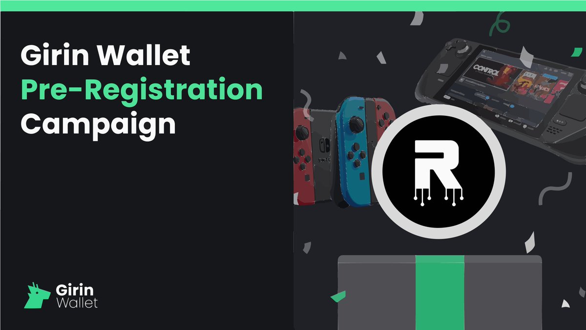 MARINA_PROTOCOL's tweet photo. 🔥Girin Wallet Pre-Registration Campaign with Marina Protocol

💙Surfers, ahead of the $SURF and $BAY Token Generation Event, Girin Wallet, which will be the first platform to enable Token Conversion, is about to launch!
https://t.co/SXEeyUYFFj

⚡️When conducting Token Conversion in the future, users will be required to link their Girin Wallet to their Marina Protocol account. To prepare for this, we encourage you to PRE-REGISTER NOW and aim for additional rewards!

✅Once Girin Wallet launches, a massive XRP RAFFLE will be held within the Marina Protocol app. Stay tuned!
✅Regardless of your KYC Phase Ⅰ or Ⅱ status, all users must link their Girin Wallet. Be sure to PRE-REGISTER in advance!

🗓PERIOD
Dec. 10th - Dec. 18th

🎁REWARDS
1️⃣100 $ROOT (500 Winners)
2️⃣1,000 $ROOT (20 Winners)
3️⃣Nintendo Switch OR Steam Deck (3 Winners)

@MARINA_PROTOCOL x @Girin_Labs
#XRPL #TRN #XRP #TheRootNetwork $XRP $ROOT