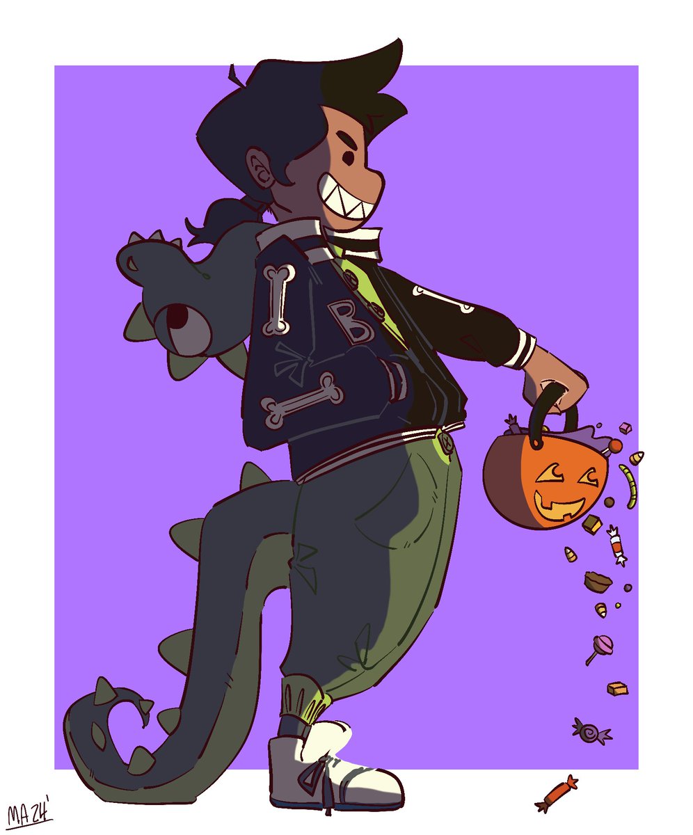 GhostToastSoup's tweet photo. 🦖
#art #illustration #Procreate #halloween2024 https://t.co/5bLJUPjlZo