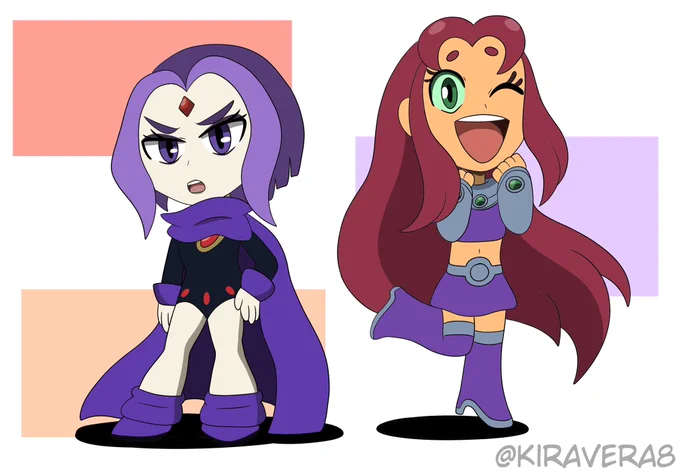 concept ttg starfire &amp; raven my beloveds 