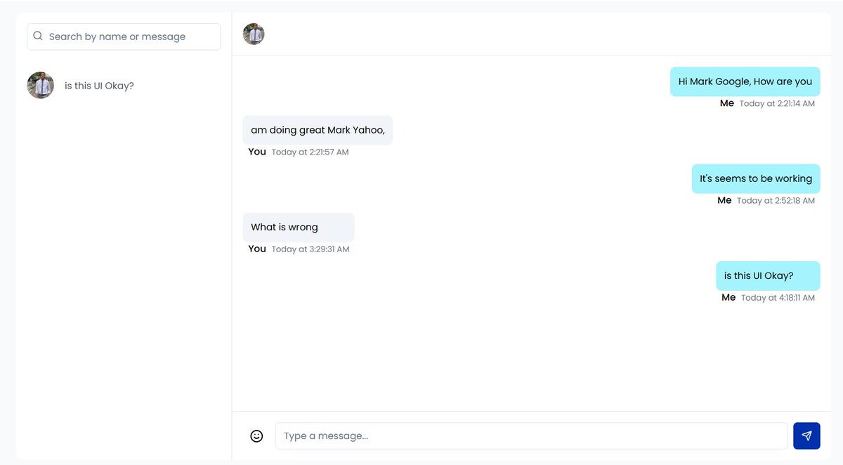 MarkIkwuegbu's tweet image. Initially, I planned to use Socket.io for real-time messaging, but then my backend was built with Spring Boot, I switched to SockJS and STOMP. These technologies work better with Spring's WebSocket support 💬🔧 #RealTimeChat #WebSockets #SockJS #STOMP #SpringBoot