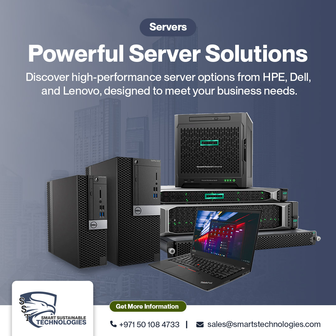 SmartSTechs's tweet image. Boost your business with powerful server solutions from HPE, Dell, and Lenovo! Experience high performance, scalability, and reliability tailored to your needs. Upgrade your IT infrastructure today. 
#ServerSolutions #HPE #Dell #Lenovo #BusinessTech #ITInfrastructure