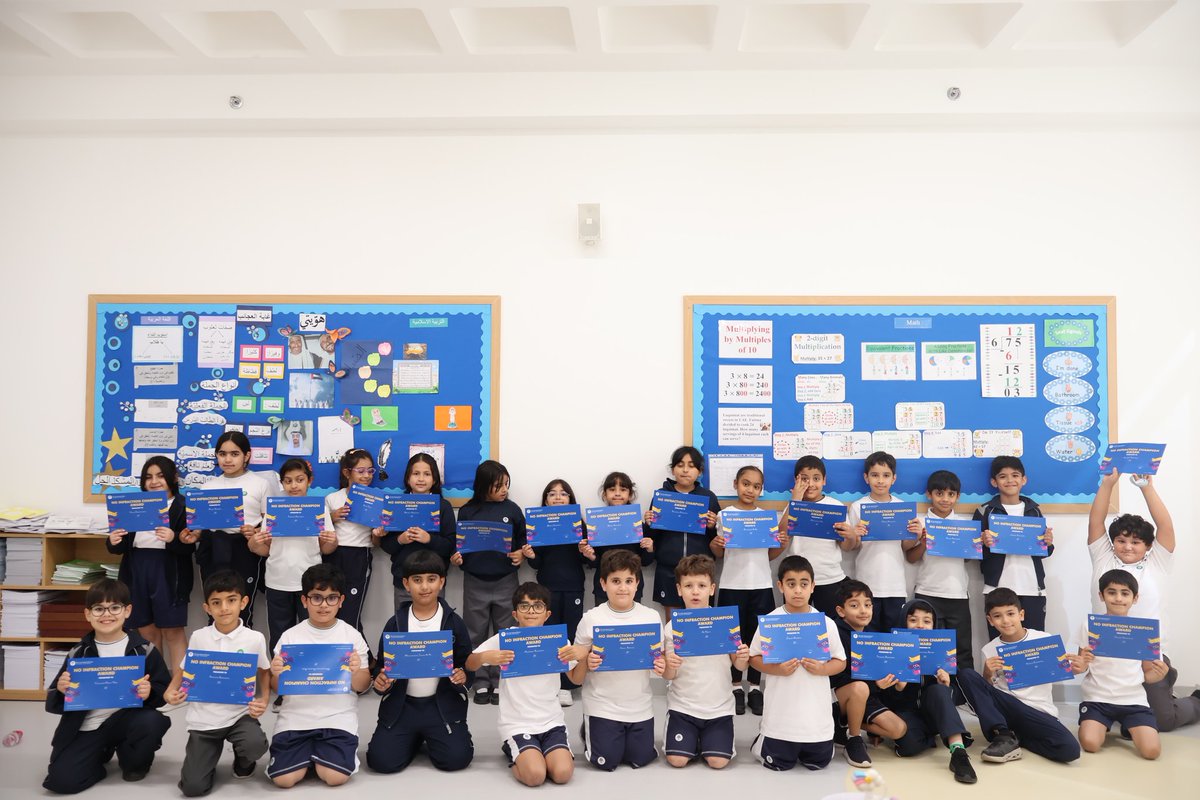 TeachinginDubai's tweet image. Congratulations to our Grade 3 and 4 students at The International School of Choueifat - Ras Al Khaimah who demonstrated excellent behavior and earned their certificates for having no infractions! Keep up the great work!
#students #sabis #ISCRAK