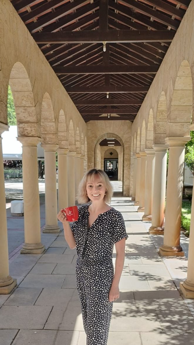 Respiratory Health (@resp_health) on Twitter photo Huge congratulations to Maggie Harrigan for completing her PhD thesis at @UWA! 🎉 Her research explores self-identity & health outcomes in adult Cystic Fibrosis patients. A big thanks to Maggie & the team at <a href="/RespHealth/">Respiratory Health Association</a> for the support. The red mug is well-earned! ☕ #PhD #CF Huge congratulations to Maggie Harrigan for completing her PhD thesis at @UWA! 🎉 Her research explores self-identity & health outcomes in adult Cystic Fibrosis patients. A big thanks to Maggie & the team at <a href="/RespHealth/">Respiratory Health Association</a> for the support. The red mug is well-earned! ☕ #PhD #CF