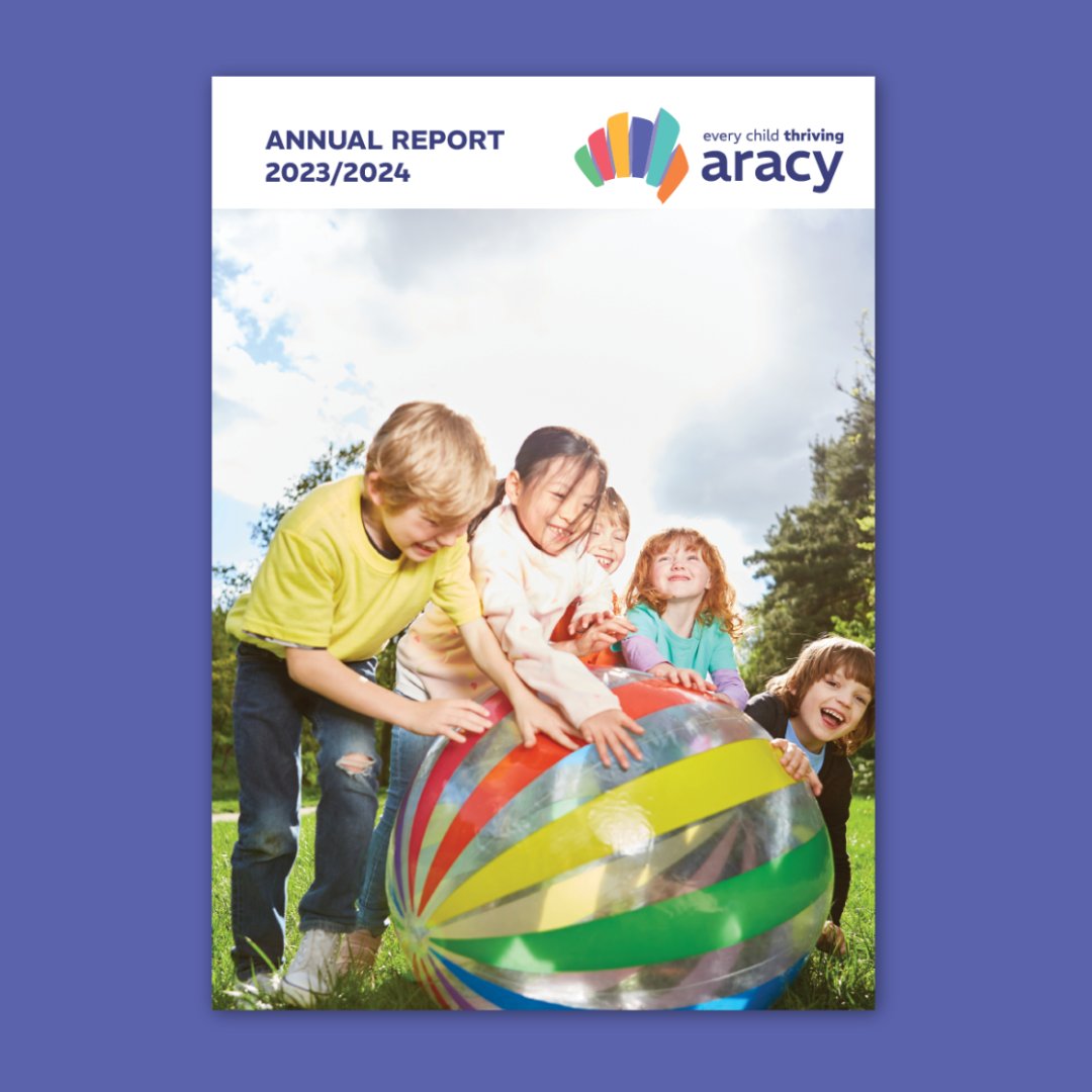 📢 ARACY Annual Report 2024 – Out Now! 
We are excited to share our Annual Report for 2024, highlighting the strides we’ve made in our mission to create a brighter, more supportive future for all children and young people in Australia.  Read now: hubs.la/Q02_2PSP0