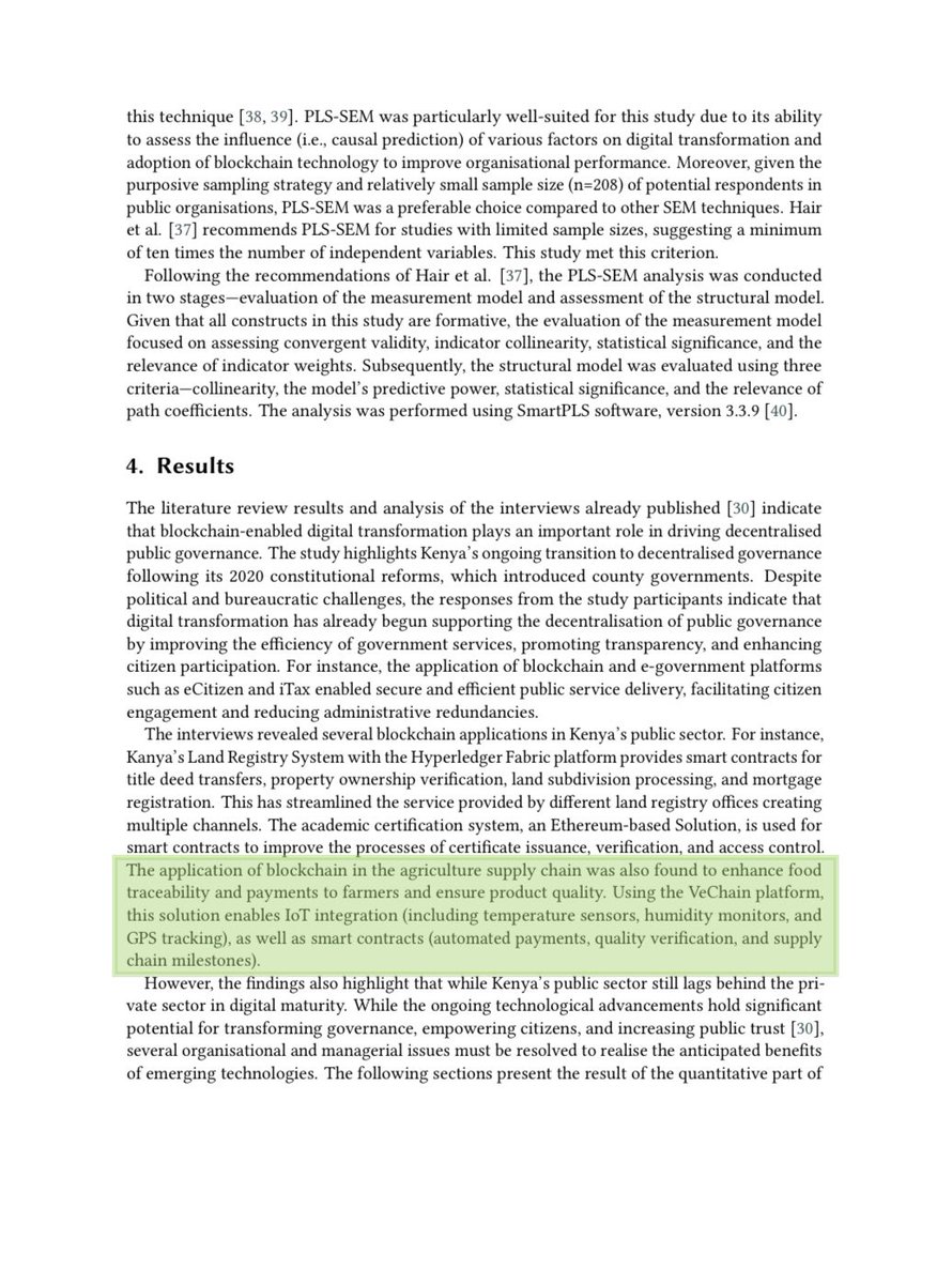 fookelon's tweet photo. #VeChain featured in a recent journal article Blockchain-Powered Decentralisation: A New Era of Public Governance.

Enabling loT integration &amp; smart contracts via $VET platform to enhance food traceability, payments to farmers, &amp; product quality.

#VET #VeFam #Crypto #RWA #NFT https://t.co/RyAxUoUuGK