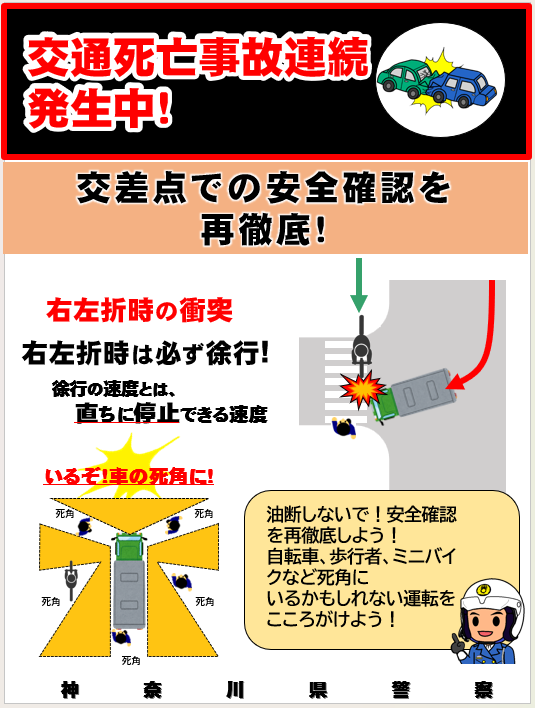 kanagawa_ankyo's tweet photo. 交通死亡事故抑止！！
神奈川県警察からも呼び掛けられています☹️ https://t.co/ySLwfswWtk