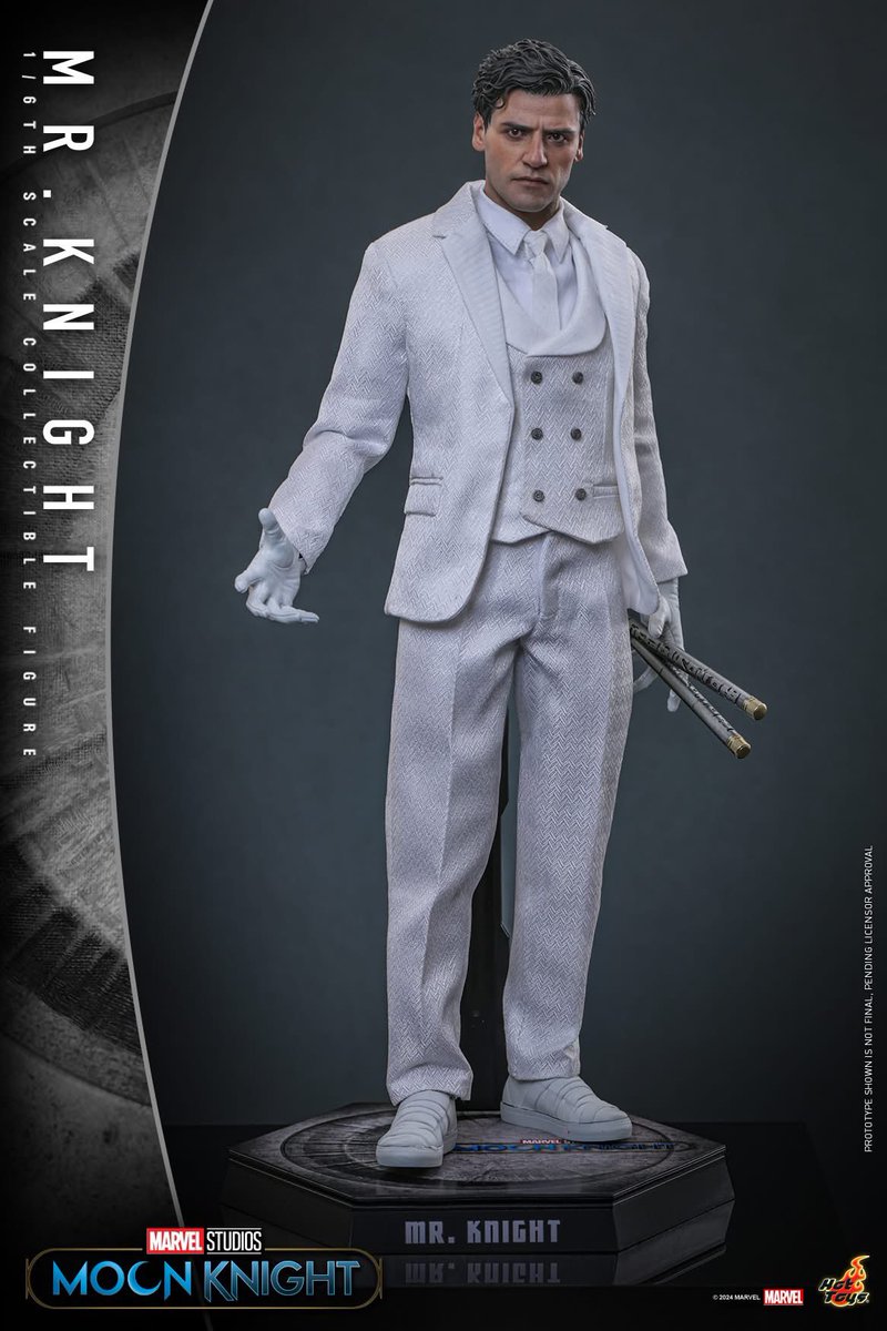 one6Update's tweet photo. #HotToys have announced Mr. Knight.

1/🧵

#MoonKnight #MrKnight #Marvel #MarvelStudios #HotToysCollectibles #SixthScale #ホットトイズ https://t.co/fyGLwuv7MA