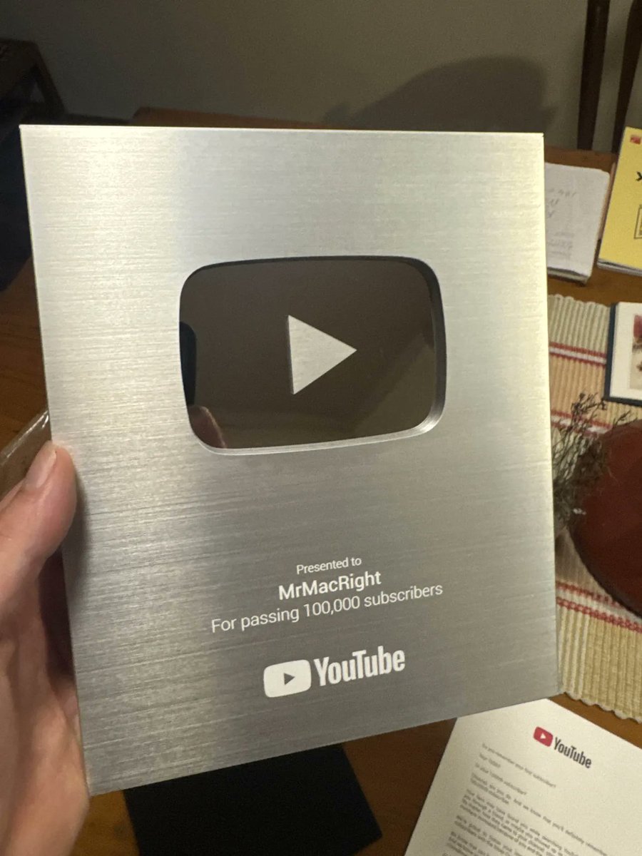 Never post here anymore... but I thought I had to in-order to say THANKS! Thanks for 100K on YouTube :)