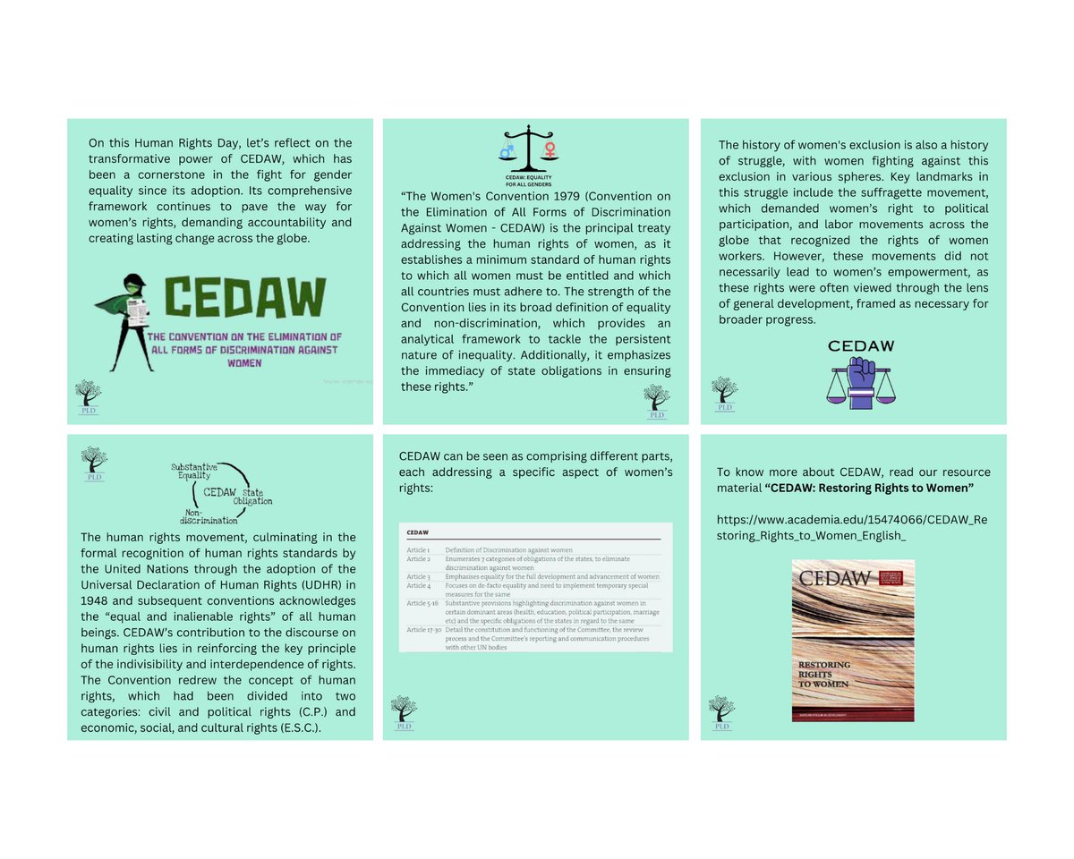 On this Human Rights Day, let’s reflect on the transformative power of CEDAW, which has been a cornerstone in the fight for gender equality since its adoption. Its comprehensive framework continues to pave the way for women’s rights, demanding accountability and creating lasting