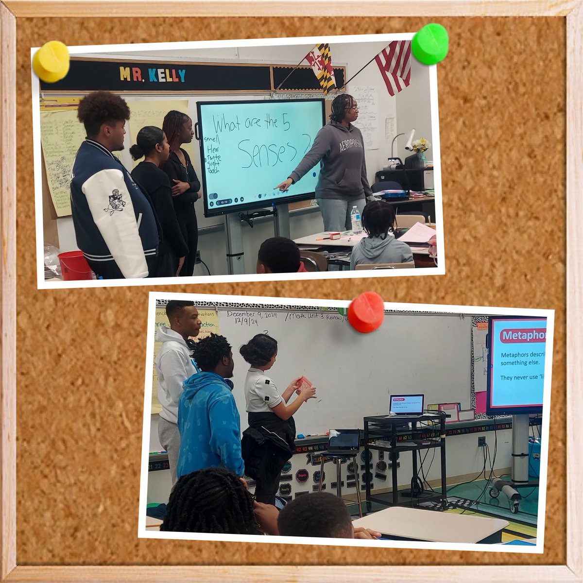 Great poetry lessons today! Thank you to the students of
New Town High School!