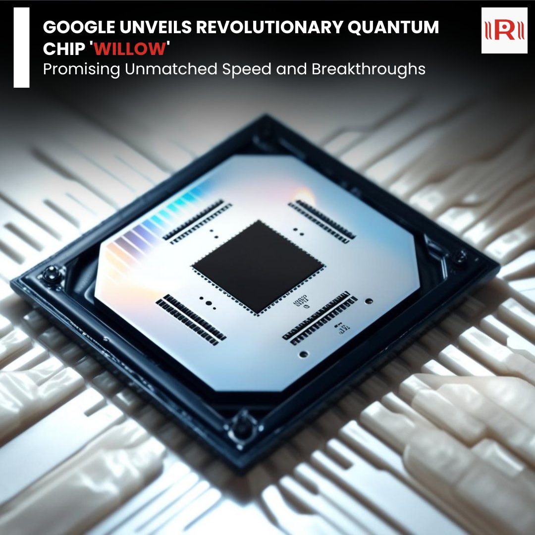 RaaHarsh's tweet image. Google has introduced &quot;Willow,&quot; a groundbreaking quantum computing chip that solves problems in five minutes, which would take current supercomputers 10 septillion years #Willow #GoogleWillow #GoogleQuantumAI