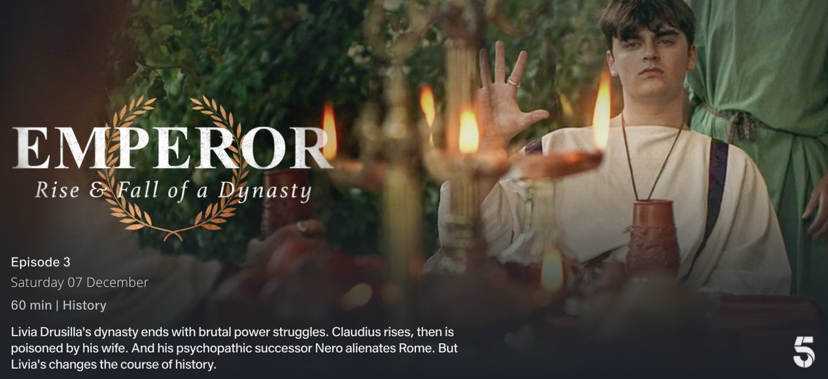 MarkyDcomposer's tweet image. Did you catch the final episode of Emperor: Rise & Fall of a Dynasty on Channel 5 over the weekend? I loved this show and proud to have supplied title (and other) music for this sumptuous series! Catch up on all 3 episodes on my5 now! channel5.com/show/emperor