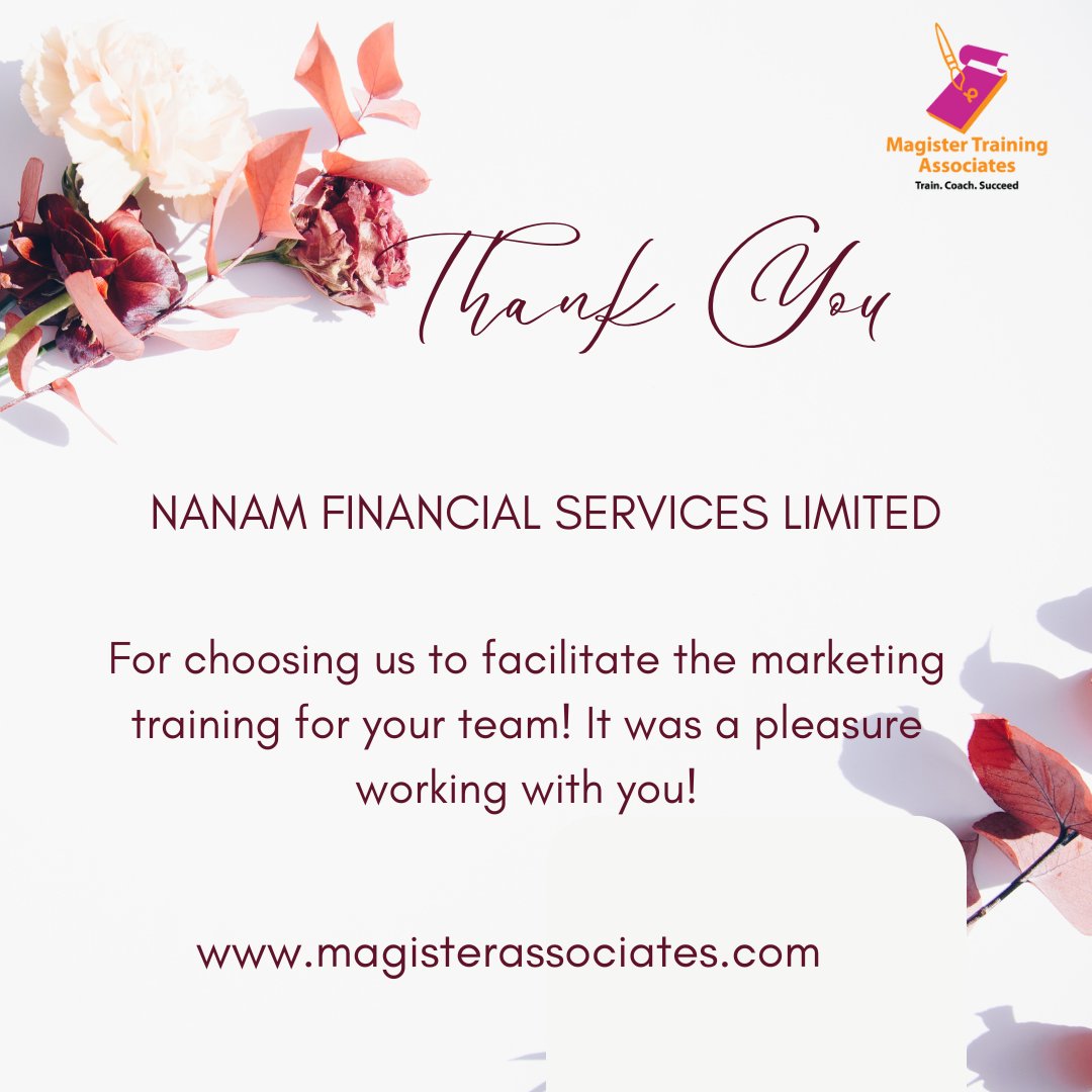 We are filled with gratitude. Thank you, Nanam, for placing your trust in us. It was a pleasure working with you!
magisterassociates.com