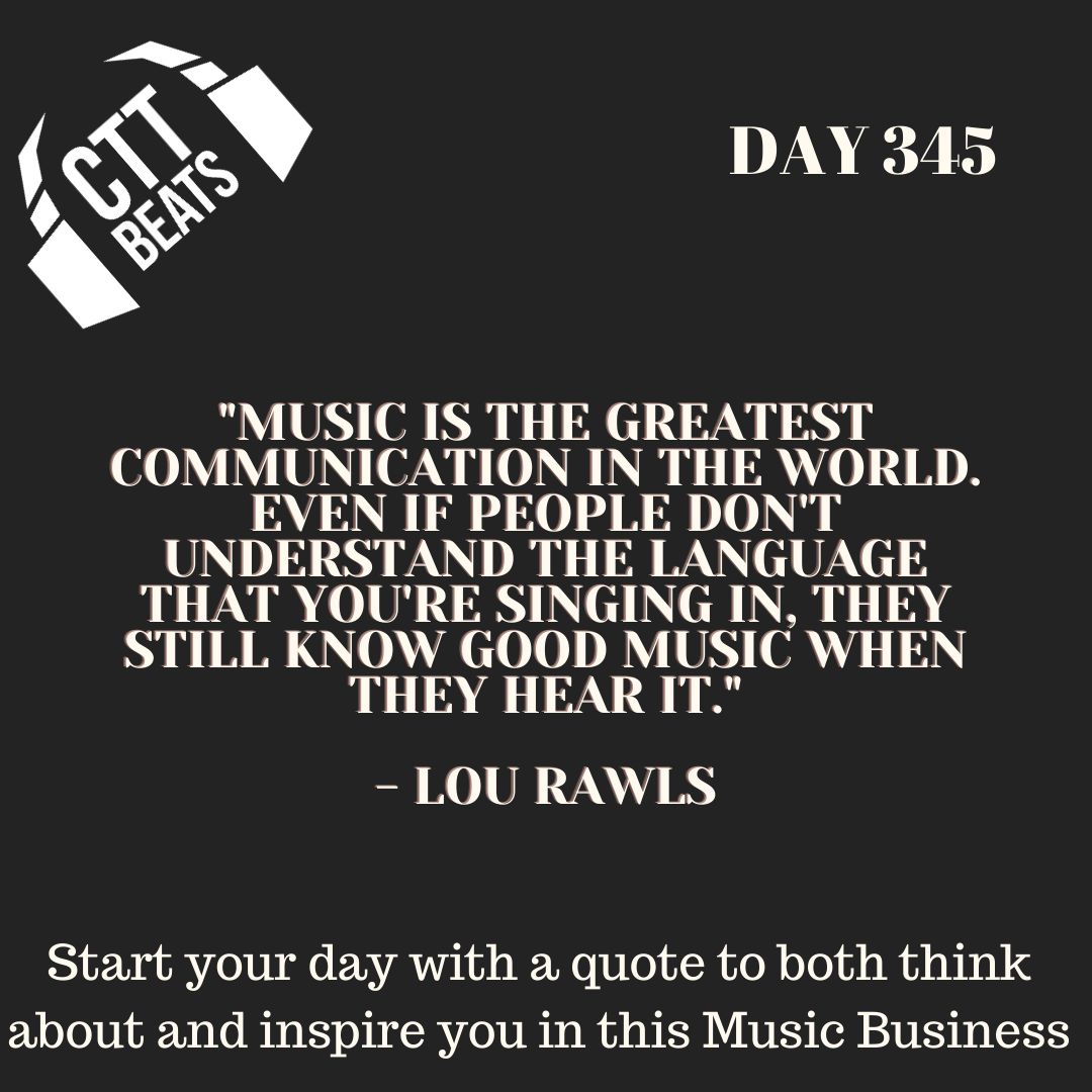 The greatest communication in the world
Lou Rawls, with profound insight, asserts, "Music is the greatest communication in the world. Even if people don't un...