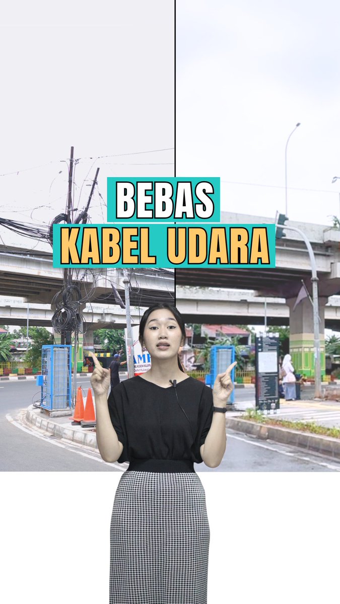 kotajaktim's tweet photo. #SobatJaktim! Jalan Raya Pondok Kelapa, Duren Sawit, sekarang makin kece! Nggak ada lagi kabel udara semrawut, lho.
#jakartatimur #JakartaTertata #JaktimKece #utilitas #penataankawasan #JagaJakarta #SuksesJakartaUntukIndonesia https://t.co/Xc12mVzWRN