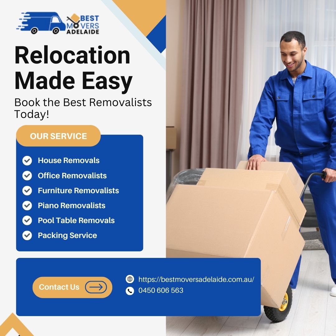 movers_adelaide's tweet image. Stress-Free Moving Starts Here!

Moving doesn’t have to be stressful! #BestMoversAdelaide makes it simple, smooth, &amp;amp; affordable.

👉 Click here for a free quote: bestmoversadelaide.com.au

#RelocationMadeEasy #StressFreeMoves #ReliableMovers #HouseMovers #ReliableMovers #adelaide
