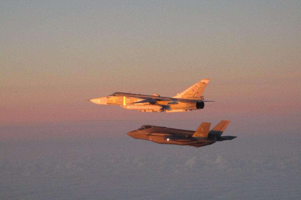 DefenseMirror's tweet photo. Dutch F-35s Conduct First Interceptions of Russian Aircraft Over Baltic Sea:
https://t.co/lOQJIUaElR
#Netherlands #Dutch #NATO #BalticSea #Estonia #Su24 #AN72 #IL20 https://t.co/KyqcRzap4a