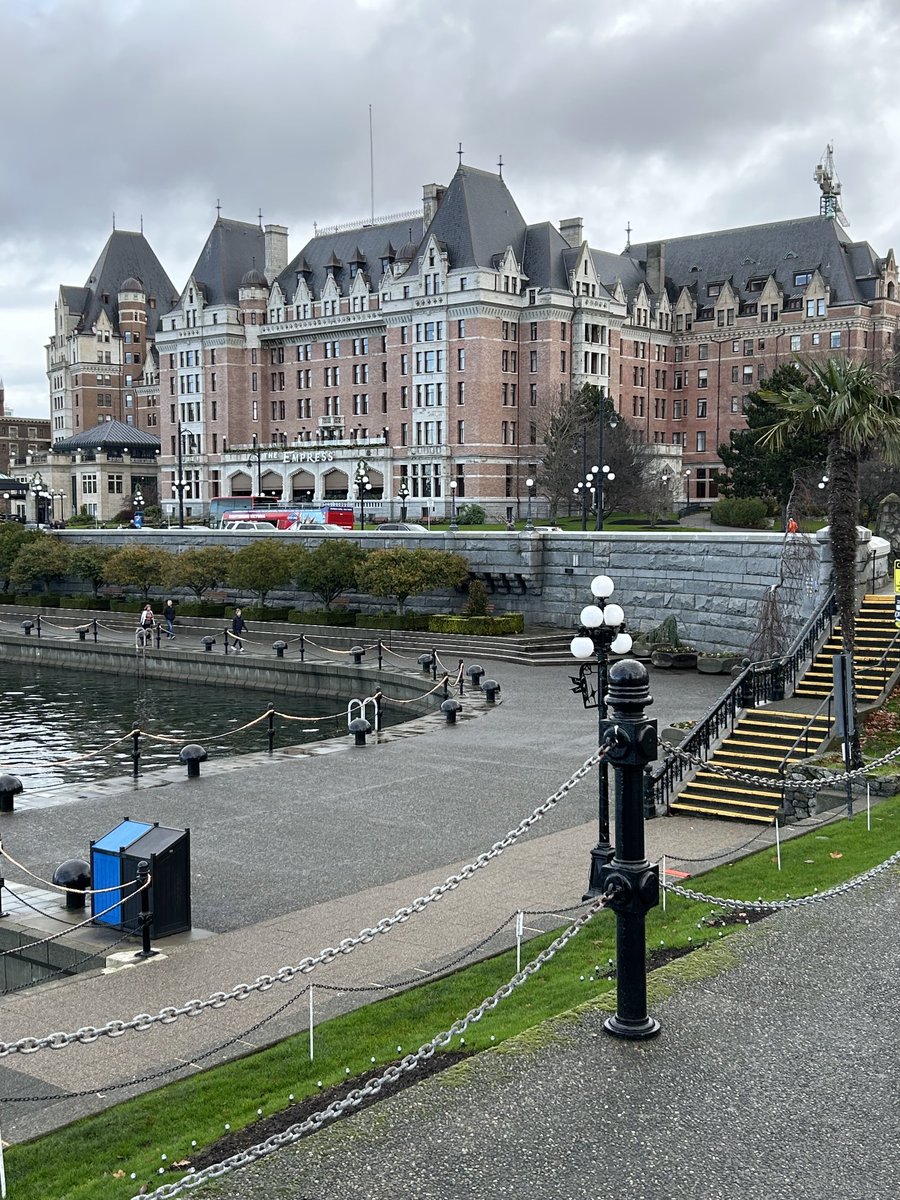 The Empress Hotel in Victoria, Canada 🇨🇦.