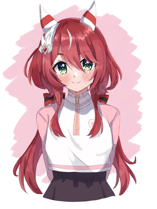 #ウマ娘 とりあえず私服を描いておいた 