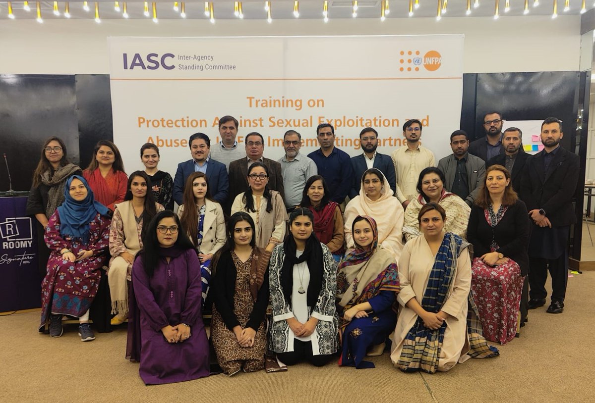 CePwSnust's tweet photo. Team CePwS attended a 2-day training on PSEA organized by UNFPA for its implementing partners. The training focused on defining abuse and exploitation, reporting of such abuse and exploitation and victim assistance mechanism. https://t.co/Lof97gbx4c