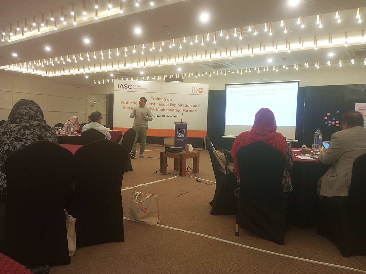 CePwSnust's tweet photo. Team CePwS attended a 2-day training on PSEA organized by UNFPA for its implementing partners. The training focused on defining abuse and exploitation, reporting of such abuse and exploitation and victim assistance mechanism. https://t.co/Lof97gbx4c