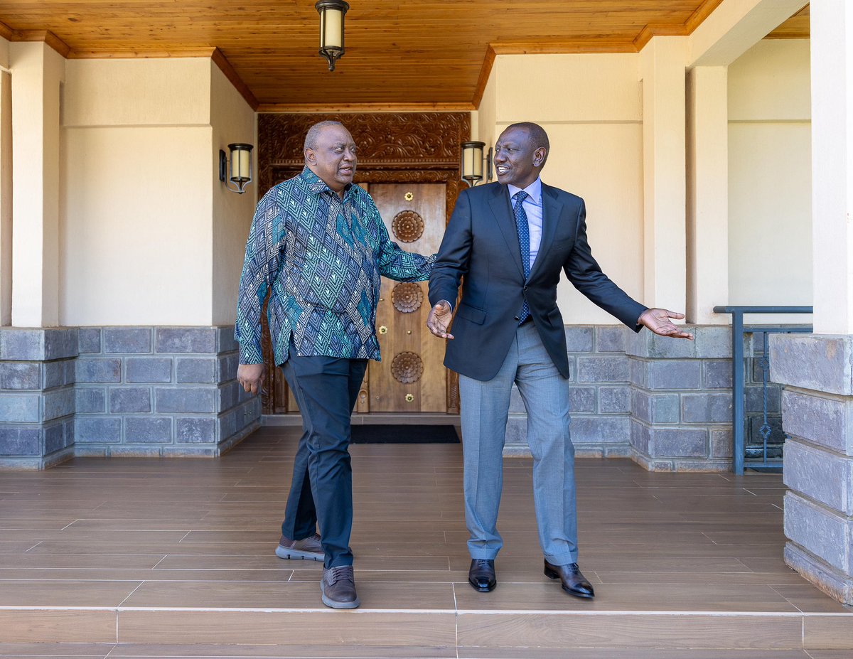 EastAfricaGov's tweet photo. Thanks @WilliamsRuto for this political game play for Kenya, and we hopefully wish your reunion with @rigathi a man who helped to fight those you are praising today who were your ugly during those dark times. Remember what made people fall for you was your hunt by Uhuru &amp; Raila. https://t.co/5QhdbdQbRc