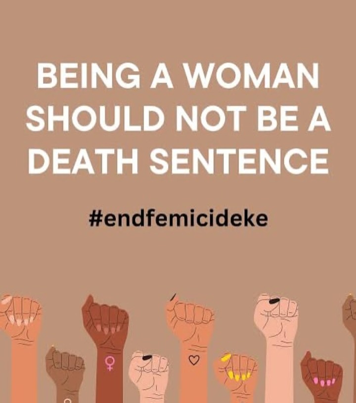 RahmaOda's tweet photo. The streets are calling and I'm going. Today, we march against the biggest monster in this country: FEMICIDE. Today we rise, we speak, we demand justice. No more silence. No more violence. #EndFemicideKE https://t.co/fK2XNJNDpn