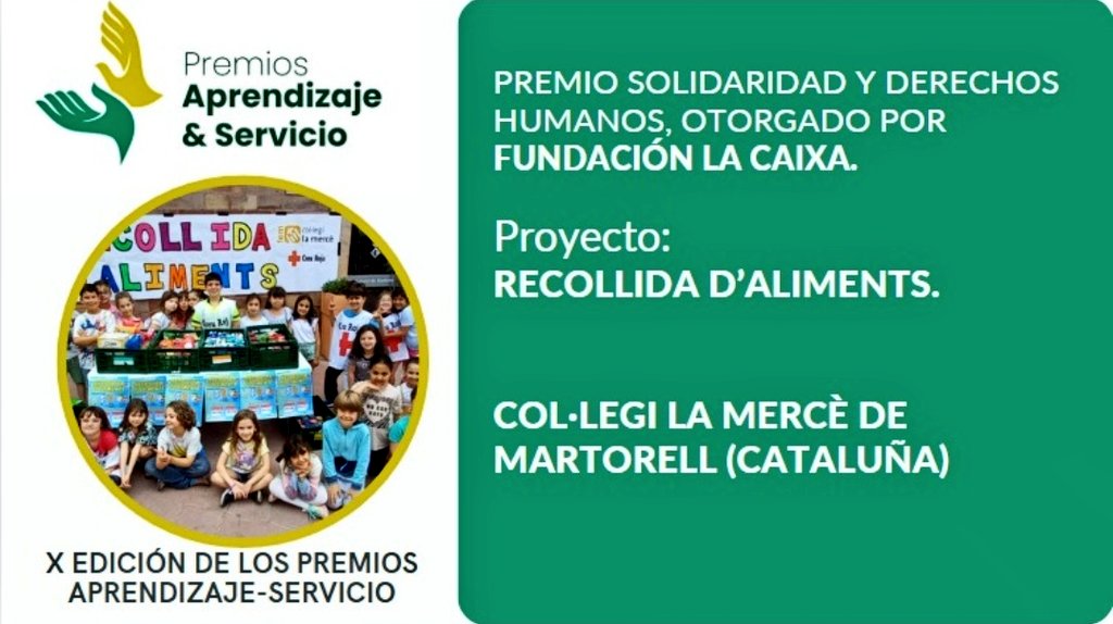 REDAPS (@redaps1) on Twitter photo X edición #PremiosApS2024 📜PREMIO: Solidaridad y Derechos Humanos, otorgado por Fundación La Caixa.
🗓️Nos vemos el 13 diciembre en Mérida.
<a href="/FundlaCaixa/">Fundación ”la Caixa”</a> <a href="/ayto_merida/">Ayuntamiento de Mérida</a> <a href="/Educo_ONG/">Educo</a> <a href="/educaciongob/">Ministerio de Educación, FP y Deportes</a> <a href="/apscatalunya/">Aprenentatge Servei</a> <a href="/ApSExtremadura/">ApS Extremadura</a> X edición #PremiosApS2024 📜PREMIO: Solidaridad y Derechos Humanos, otorgado por Fundación La Caixa.
🗓️Nos vemos el 13 diciembre en Mérida.
<a href="/FundlaCaixa/">Fundación ”la Caixa”</a> <a href="/ayto_merida/">Ayuntamiento de Mérida</a> <a href="/Educo_ONG/">Educo</a> <a href="/educaciongob/">Ministerio de Educación, FP y Deportes</a> <a href="/apscatalunya/">Aprenentatge Servei</a> <a href="/ApSExtremadura/">ApS Extremadura</a>