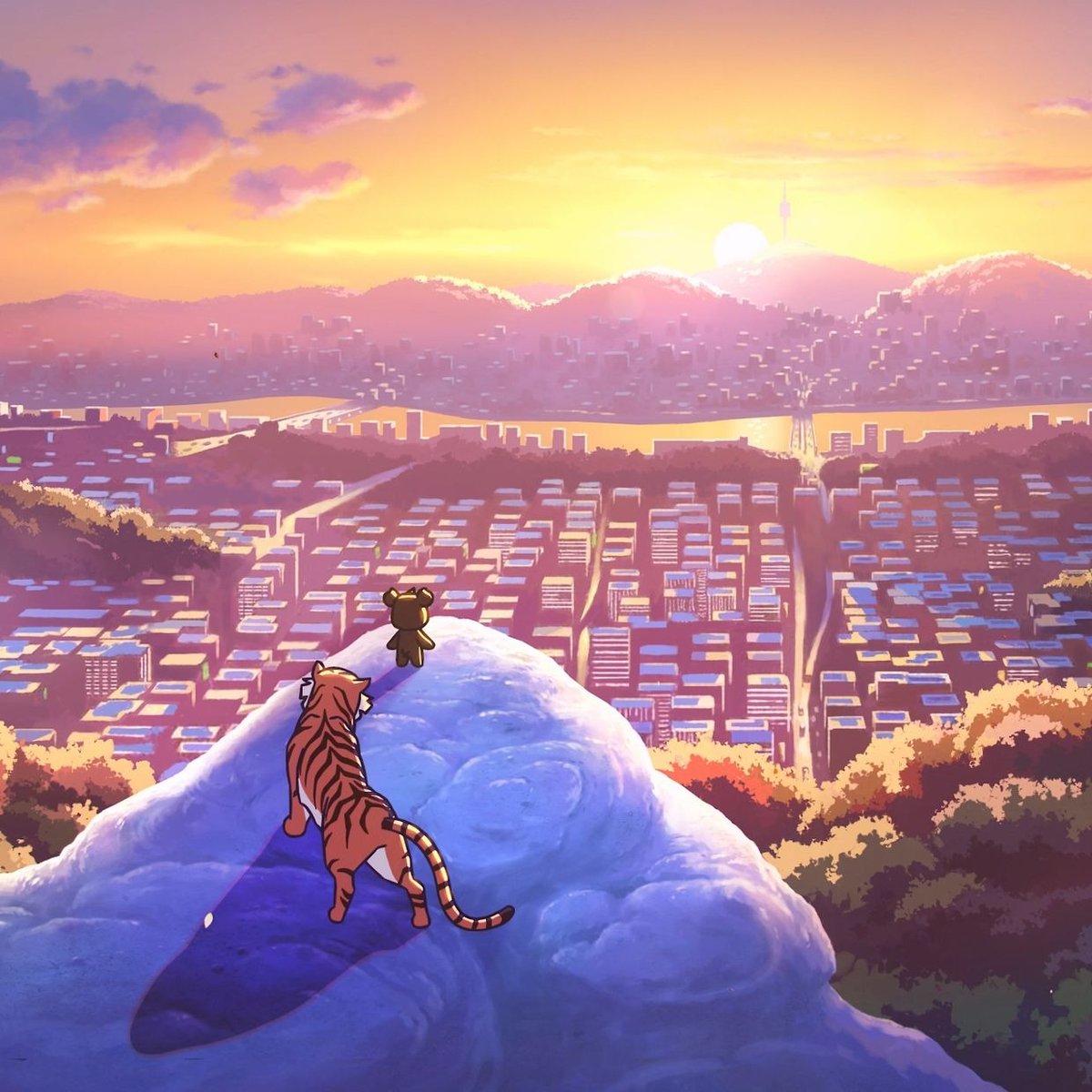 ‘마당을 나온 암탉’ 명필름 제작 애니메이션 영화 <꼬마> 첫 이미지 밀렵꾼에게 엄마를 잃은 새끼곰 ‘꼬마’가 엄마로 알고 지내던 표향미...