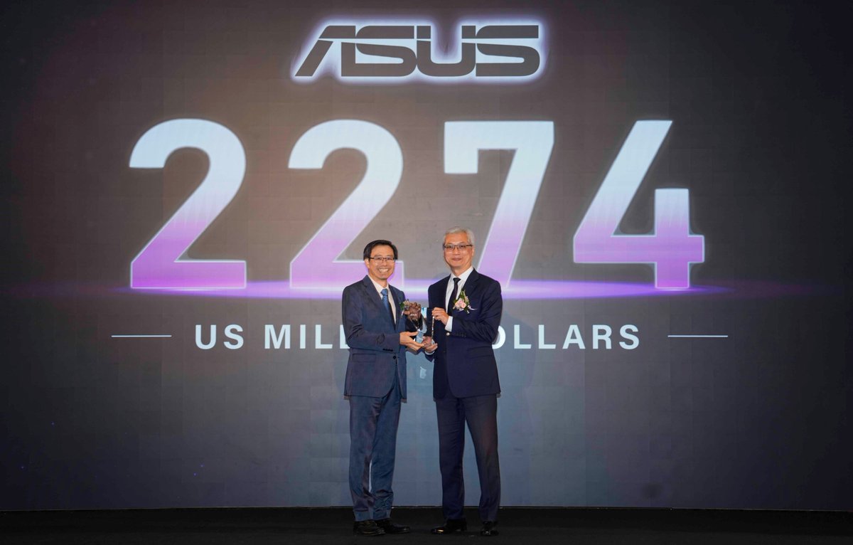 ASUSPressRoom's tweet photo. 👑📢ASUS is officially #Interbrand’s Best Taiwan Global Brand for 2024! This marks the 11th year we’ve held the title. The power of the ASUS brand continues to grow thanks to our groundbreaking #innovation, user-centric focus, and the incredible ASUS team!
Read more: https://t.co/79UslgXoz6
#Awards