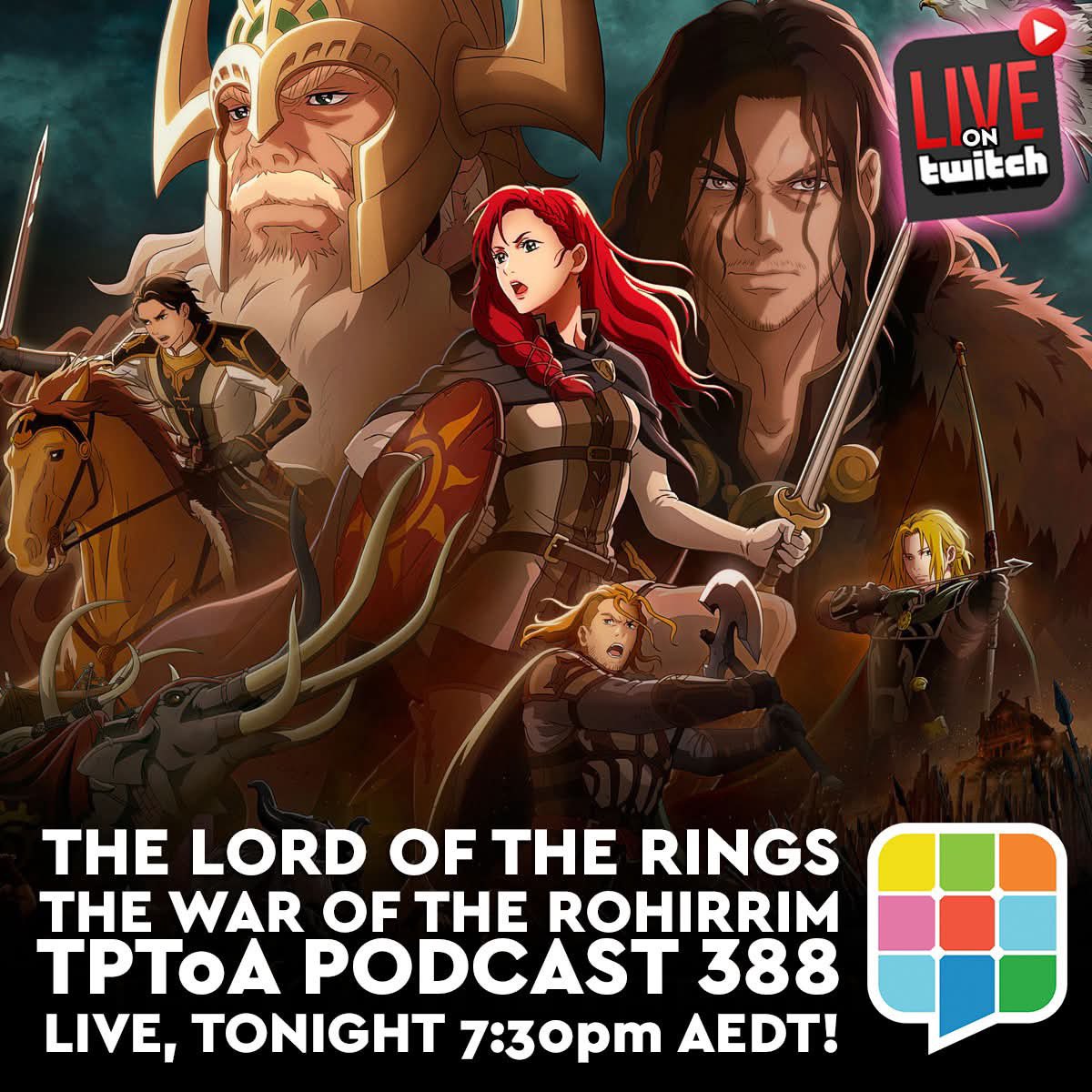 Tonight, 7:30pm AEDT. Blow your horn of Helm Hammerhand!