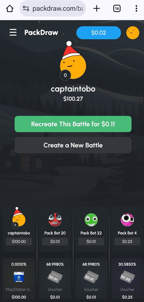 Sweetflipsgg's tweet photo. This guy is so luck on Packdaw, he got 100$ from 0.11$ battle
Use code "sweetflips" on Packdaw https://t.co/1PIpnZVEfK